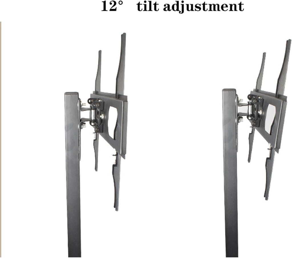 Universal TV Stand TV Stand Base Floor TV Stand Mount Mobile TV Monitor Tilt Swivel Stand 32'-55' Universal LCD TV Stand Height Adjustable, Holds Up to 99lbs, VESA(