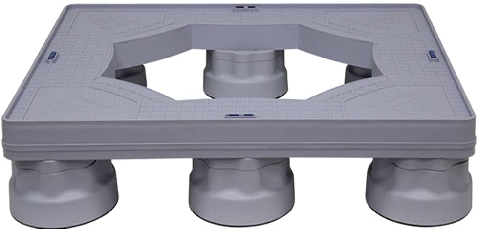 Adjustable Washing Machine Base Heavy Duty Washing Machine Base with Wheels Universal Mobile Base Fridge Stand Locking Swivel Wheels Dryer Stent Appliance Stand 45-65cm Washer