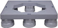 Adjustable Washing Machine Base Heavy Duty Washing Machine Base with Wheels Universal Mobile Base Fridge Stand Locking Swivel Wheels Dryer Stent Appliance Stand 45-65cm Washer
