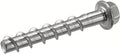 Hilti 418073 1/2-Inch x 4-Inch Kwik Hus-EZ Concrete and Masonry Screw Anchor, 25-Pack