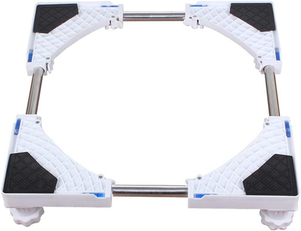 Adjustable Washing Machine Base Heavy Duty Washing Machine Stand Universal Base Dorm Fridge Stand Adjustable Dryer Base 4/8/12 Stainless Steel Feet Washing Machine Stand Pipe