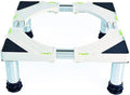 Adjustable Washing Machine Base Washing Machine Stand with 8 Legs Universal Holder for Dryer Length: 50-62cm Appliance Rollers Base Bracket Floor Trays for Refrigerator, Cooke