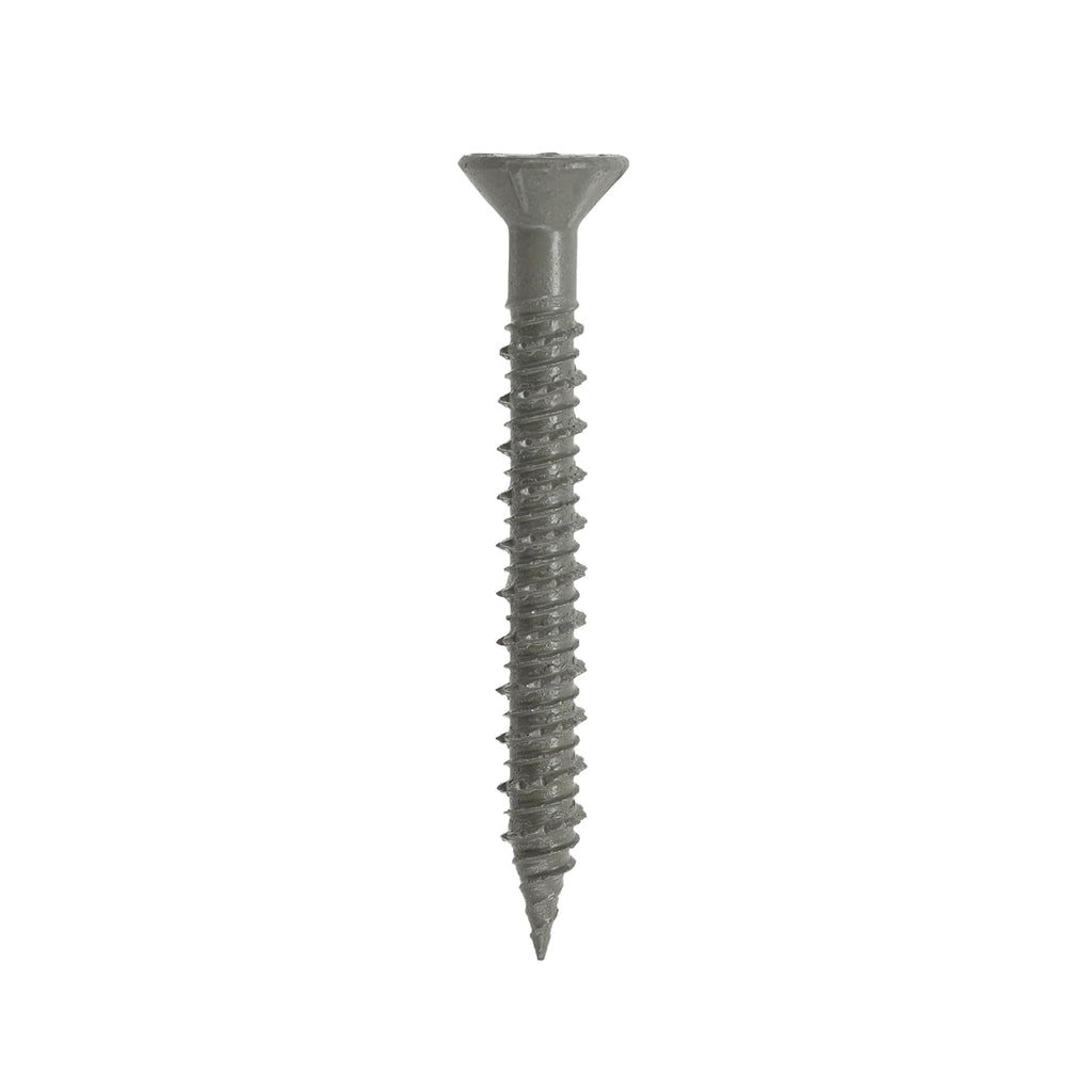 Power Pro Concrete Screw Anchors #410 Stainless Flat (3/16' x 2-3/4') 100-Piece