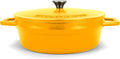 All American 1930 - Dutch Oven - The Saucier Set, Mustard Yellow - 5.5qt Capacity - Perfect for Sauces, Soups & Simmering - Non Stick & PFAS Free - Made in the USA