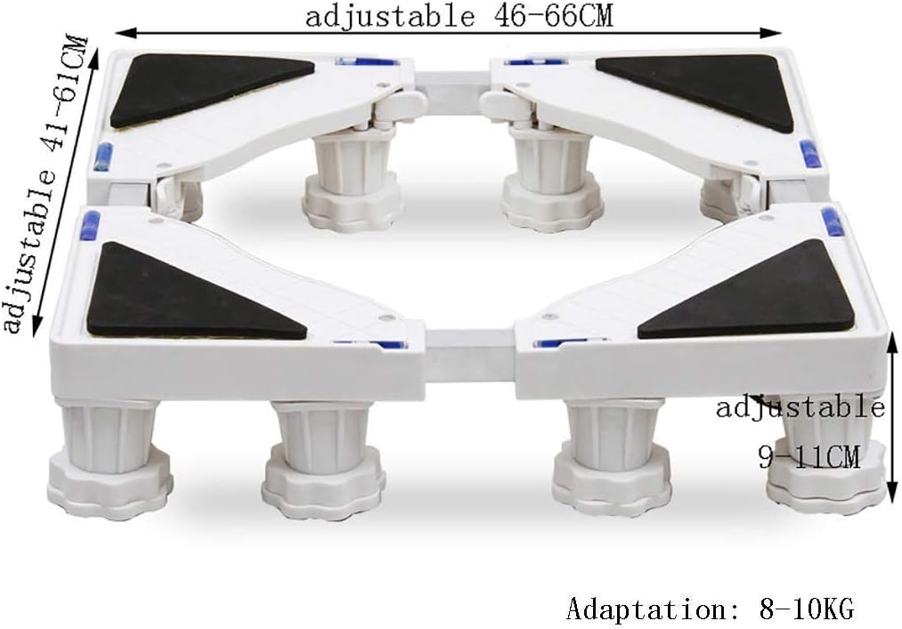 Portable Washing Machine Roller Pulley， Washing Machine Base Rack Bracket Roller pad high Automatic Refrigerator seat Universal Shelf Mobile Universal Wheel Appliance Base