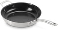 Le Creuset Essential Stainless Steel Non-Stick Shallow Round Frying Pan, 11'