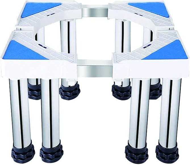 Adjustable Washing Machine Base Multi-Functional Stand with 8/12 Legs Universal Washing Machine Base Bracket Large Appliance Telescopic Platform Width 48-66cm Height 29-32cm S