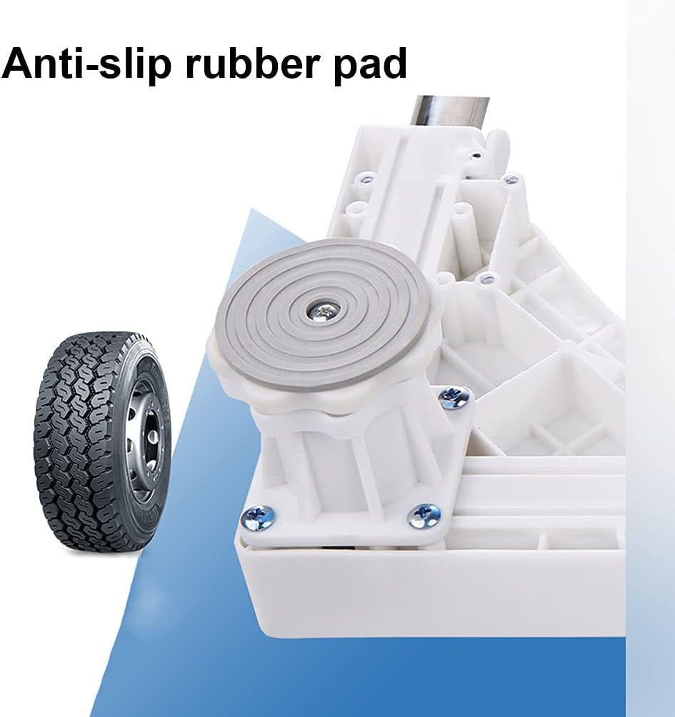 Adjustable Washing Machine Base Washing Machine Stand Base Heavy Duty 4 Legs Holder Bracket Height 15cm/20cm Universal Fridge zer Stand Base for Dryer, ice Maker, cookers,