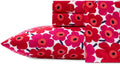 Marimekko - King Sheets, Cotton Percale Bedding Set, Crisp & Cool Home Decor (Unikko, King)