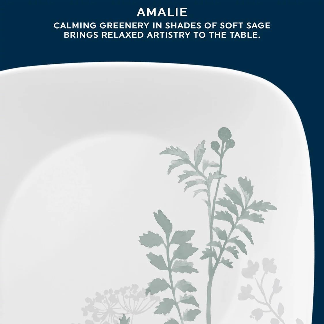 Corelle Square Amalie 16-piece Dinnerware Set, Service for 4