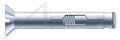 (1000 pcs) 1/4' X 3', Sleeve Anchors, Flat Phillips/Slot Combo Drive, Steel, Zinc Plated