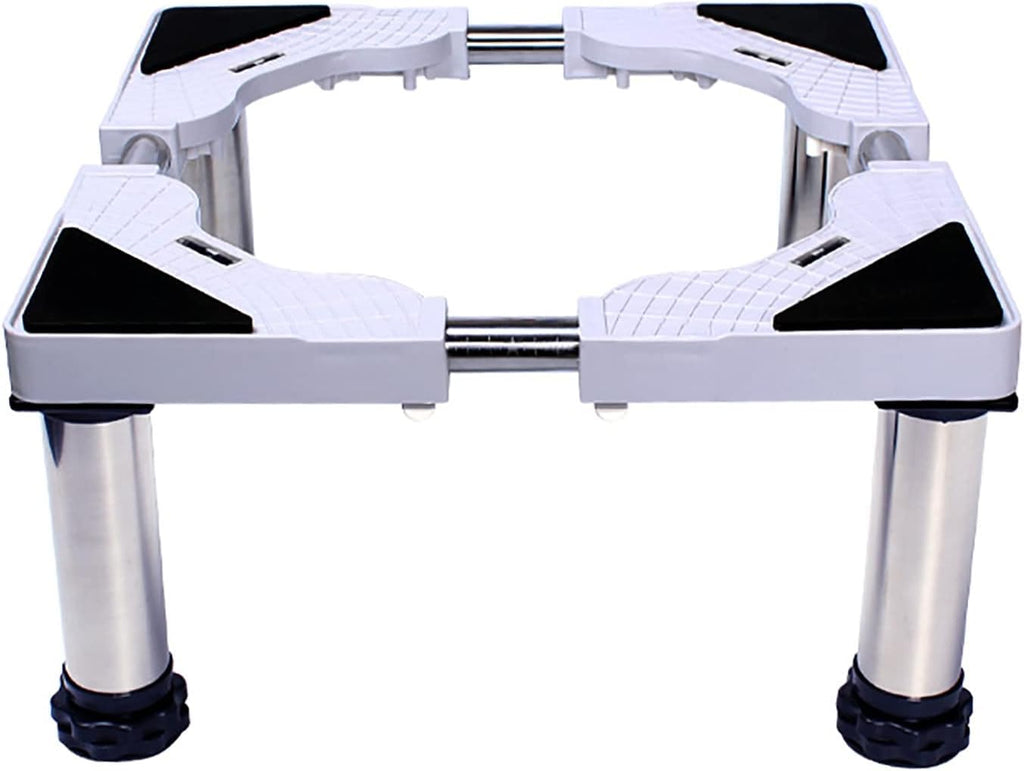 Washing Machine Base, Universal Movable Adjustable Washer and Dryer Base, Multi-functional Movable Fridge Stand Dolly Roller for Washing ( )