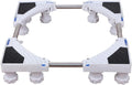 Adjustable Washing Machine Base Heavy Duty Washing Machine Stand Universal Base Dorm Fridge Stand Adjustable Dryer Base 4/8/12 Stainless Steel Feet Washing Machine Stand Pipe