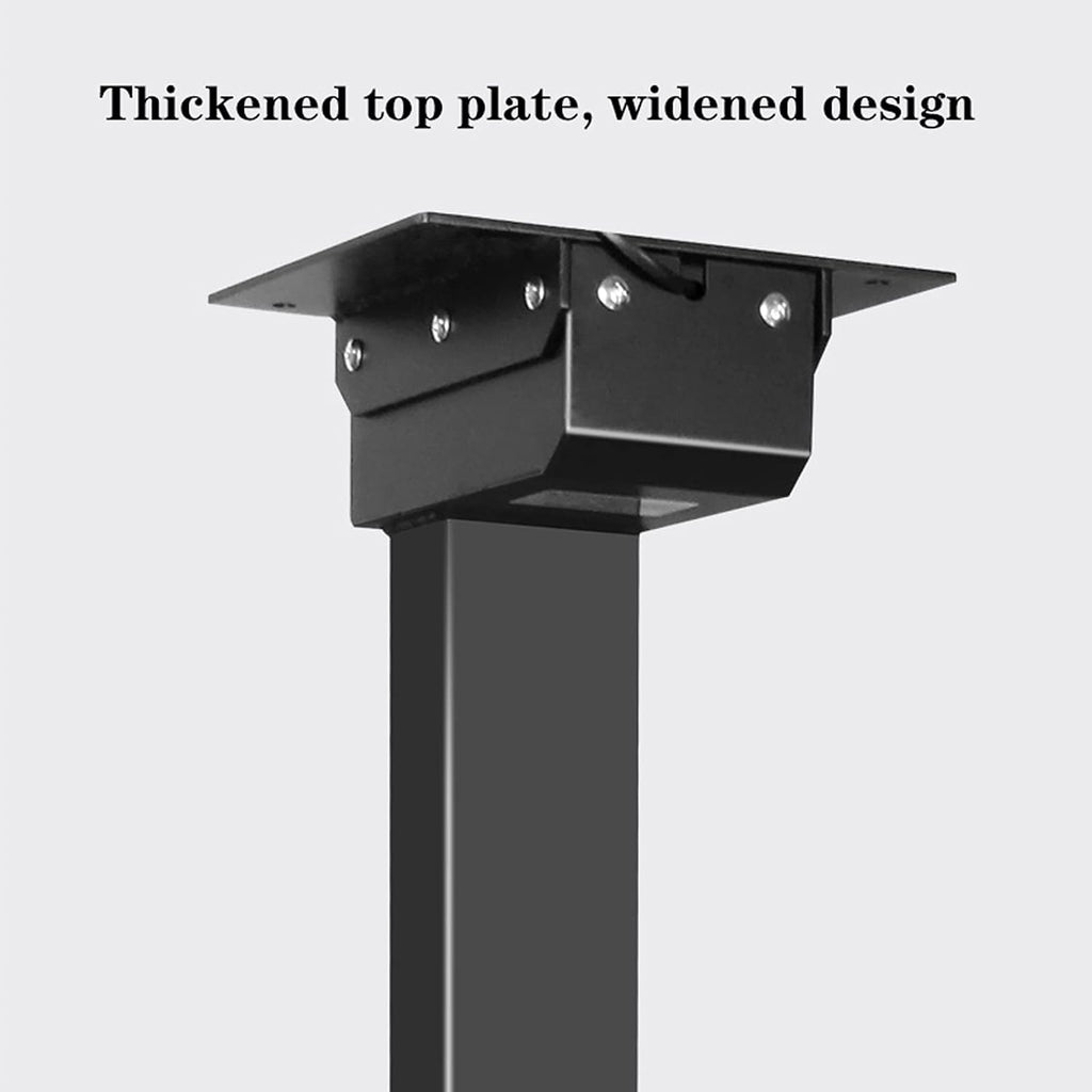 Universal TV Stand TV Stand Base Electric Ceiling TV Bracket Intelligent Remote Control Automatic Lifting TV Ceiling Rack Sturdy Steel Adjustable TV Mount for Most 32-70 Inch TVs T,Yellow-A