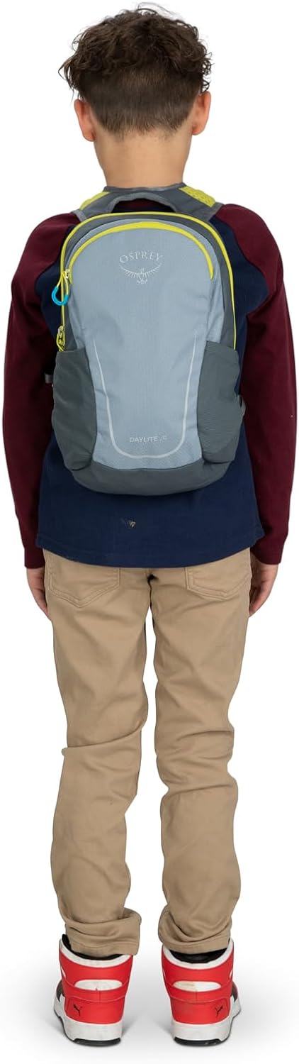 Osprey Daylite Jr. Kids' Commuter Backpack, Slate Grey/Tungsten