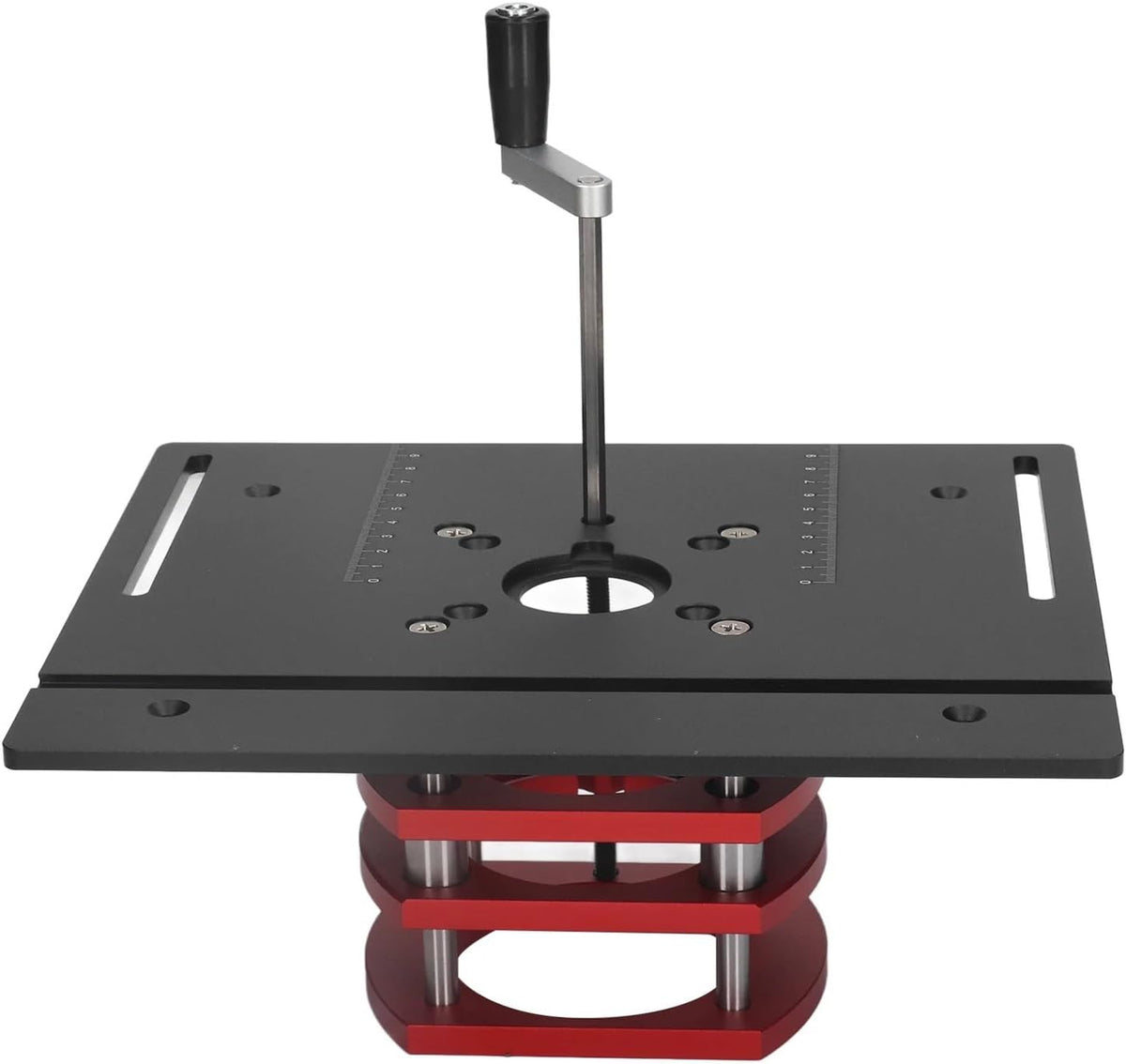 Router Lift Manual Lifting Router Lift System Kit Router Table Insert Base Plate Router Lift System Router Table Lift System(Black)