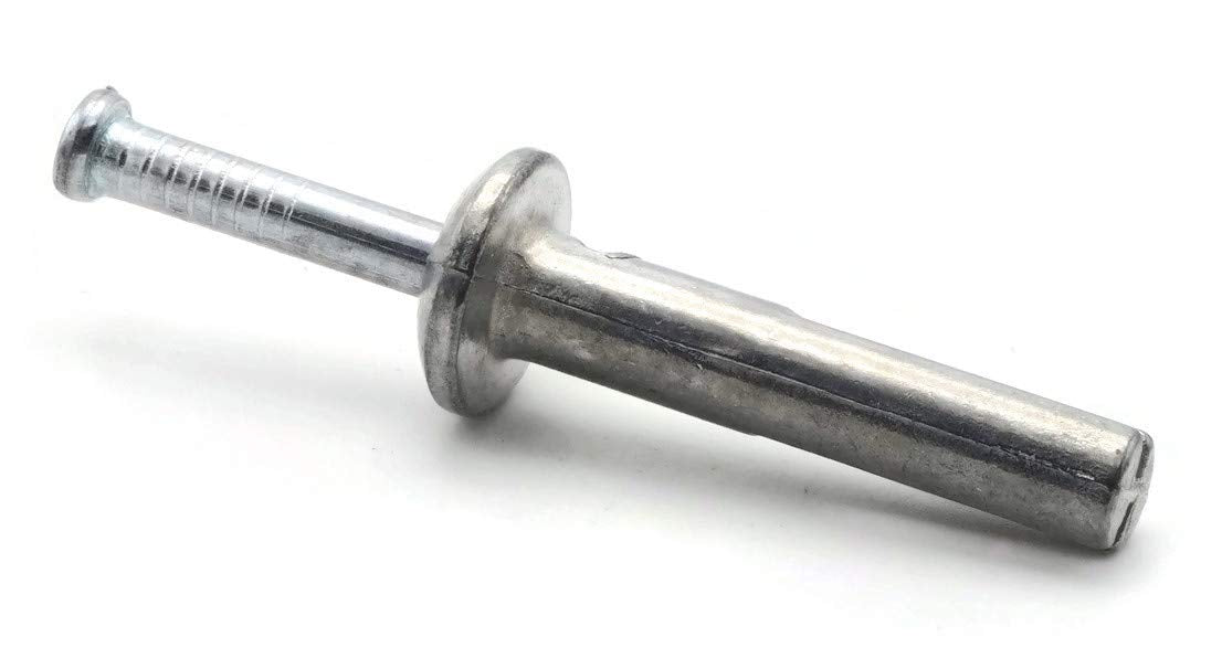 Hammer Drive Pin Anchors in Zinc Plated Steel - 1/4' x 2' Qty-250