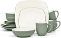 Noritake Colorwave Green 16-Piece Square Set, Service for 4 in Green
