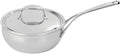 Demeyere Atlantis 2.1 Quart Conic Sauteuse Pan with Stainless Steel Lid