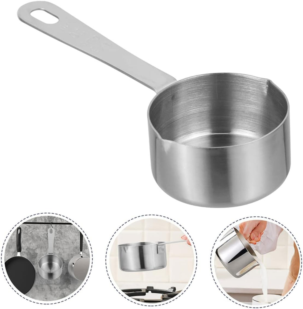 1pc Saucepan Egg Skillet Egg Frying Pan Steel Milk Pan Warmer Pot Butter Sauce Pan Saucier Pan Little Pot Baking Pastry Induction Frying Pan Rim Stainless Steel Baby Pot