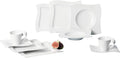 Villeroy & Boch NewWave 30-Piece Basic Dinnerware Set, White