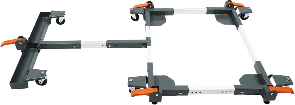 Adjustable Mobile Base, Mobile Base, Heavy Duty Mobile Base with 4 Casters, 600 lbs Load Capacity, Adjustable Universal Appliance Moving Dolly (20.7-28.15 Inch), Grey