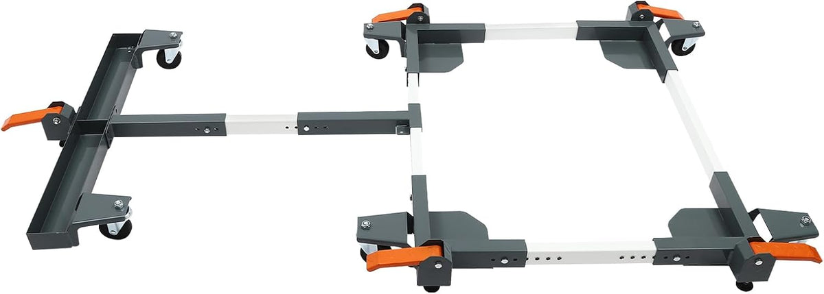 Adjustable Mobile Base, Mobile Base, Heavy Duty Mobile Base with 4 Casters, 600 lbs Load Capacity, Adjustable Universal Appliance Moving Dolly (20.7-28.15 Inch), Grey