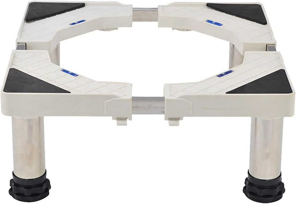 Washer Pedestals Frames Heightened 18-21cm Adjustable Tumble Dryers Base Stand Length/Width 42-68cm Universal Base Fridge zer Stand Anti-Vibration Mat - 350kg (4legs 18)