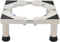 Washer Pedestals Frames Heightened 18-21cm Adjustable Tumble Dryers Base Stand Length/Width 42-68cm Universal Base Fridge zer Stand Anti-Vibration Mat - 350kg (4legs 18)