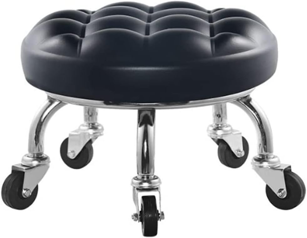 Leather Footstools, Vanity Benches, Piano Stool, Makeup Seat, Dressing Stools, Garden Stools,Black
