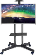 Universal TV Stand, TV Bracket Mount Mobile TV Stand Cart for 37-60 Inch with Wheel Stand Height Adjustable TV Base Stand