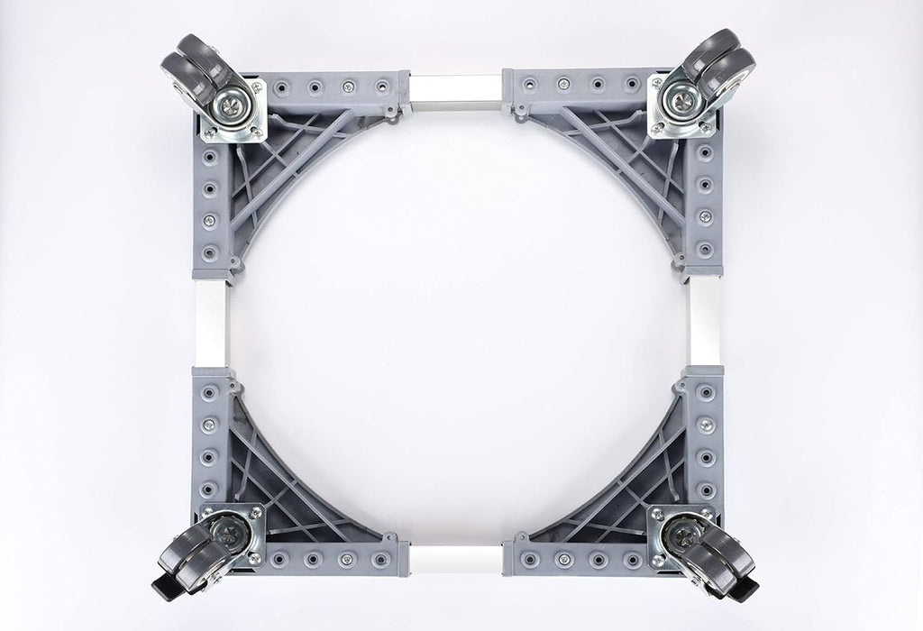 Home Universal Appliance Base Stand Movable Adjustable Wheels Trolley Pedestal Tray Holder Bracket for Washing Machine,Dryer and Refrigerator Fridges