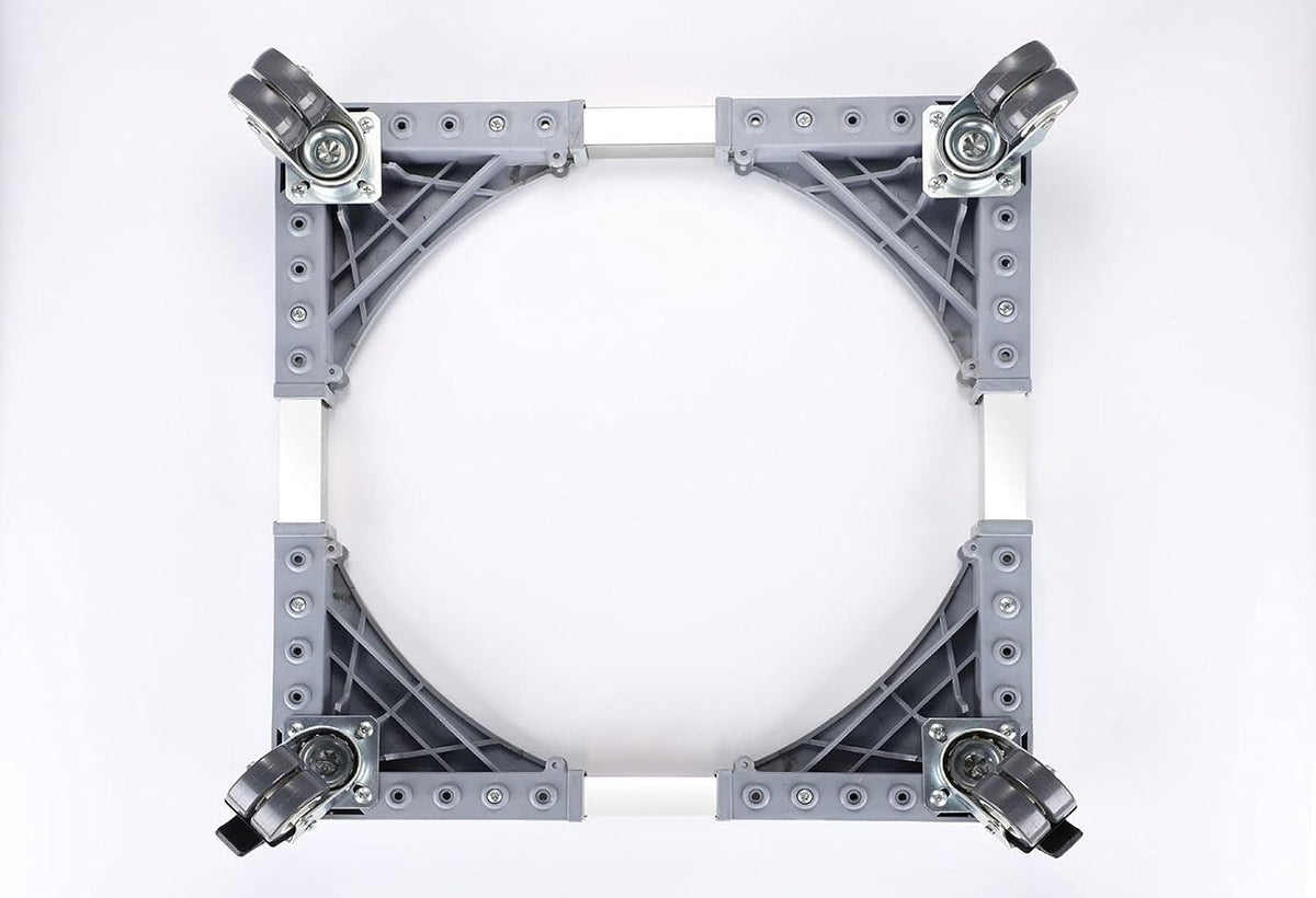 Home Universal Appliance Base Stand Movable Adjustable Wheels Trolley Pedestal Tray Holder Bracket for Washing Machine,Dryer and Refrigerator Fridges