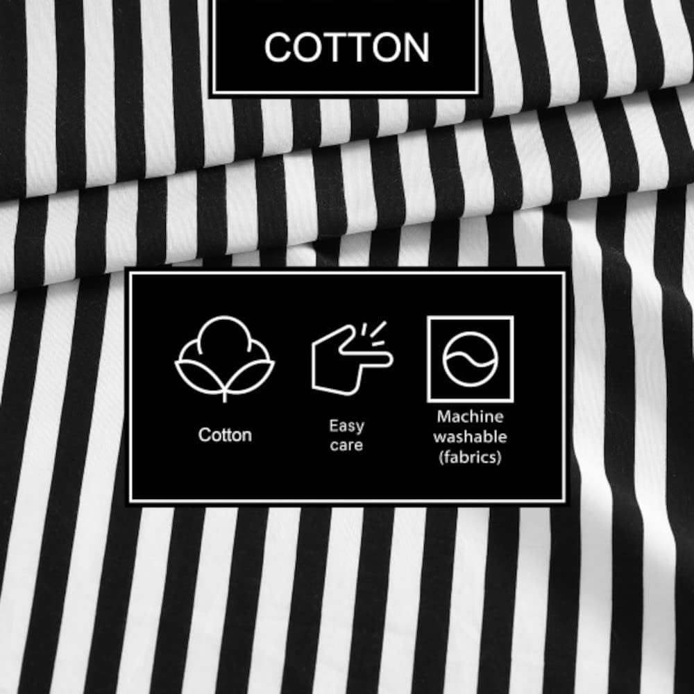 Marimekko - Twin Sheets, Cotton Percale Bedding Set, Crisp & Cool Home Decor (AJO Black, Twin/Twin XL)