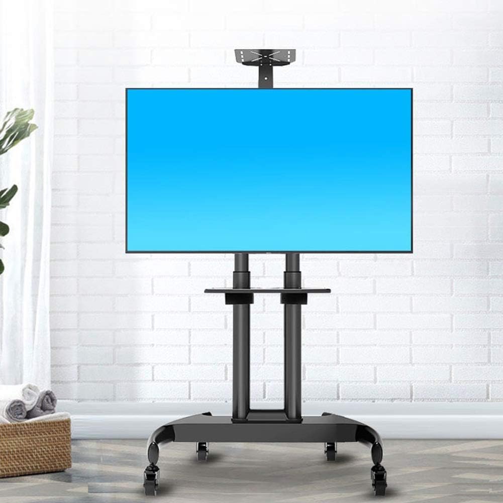 Universal Tv Stand Universal Tv Stand, Tv Carts On Wheels for 32 to 70 Inch Universal Flat Screen, Floor-Standing Mobile Tv Stand with Heavy Duty Base, Holds Up,
