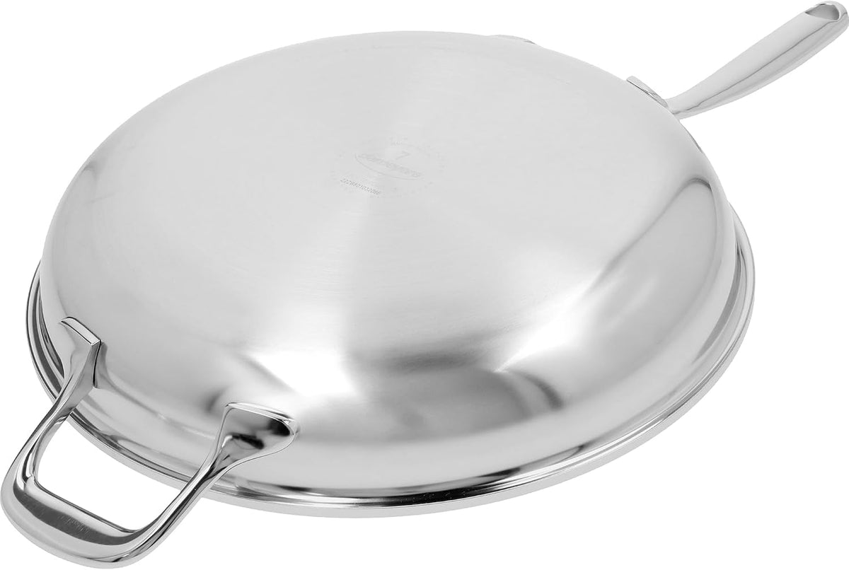 Demeyere Atlantis Proline 7 11-Inch Stainless Steel Fry Pan with Helper Handle