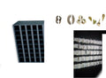 Grade 8 FINE Thread Bolt NUT & Washer Assortment/KIT 1496 PC SAE 40 Hole BIN Hardware Fastener Kit Set RV9526S