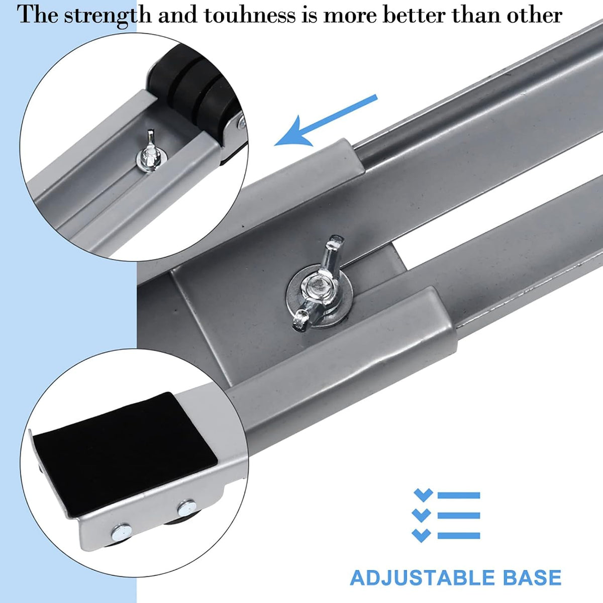 Washing Machine Stand, Telescopic Refrigerator Base Stand, Adjustable Universal Mobile Base Fridge Stand, Multi-function Washing Machine Base Stand With 24 Wheels ( )