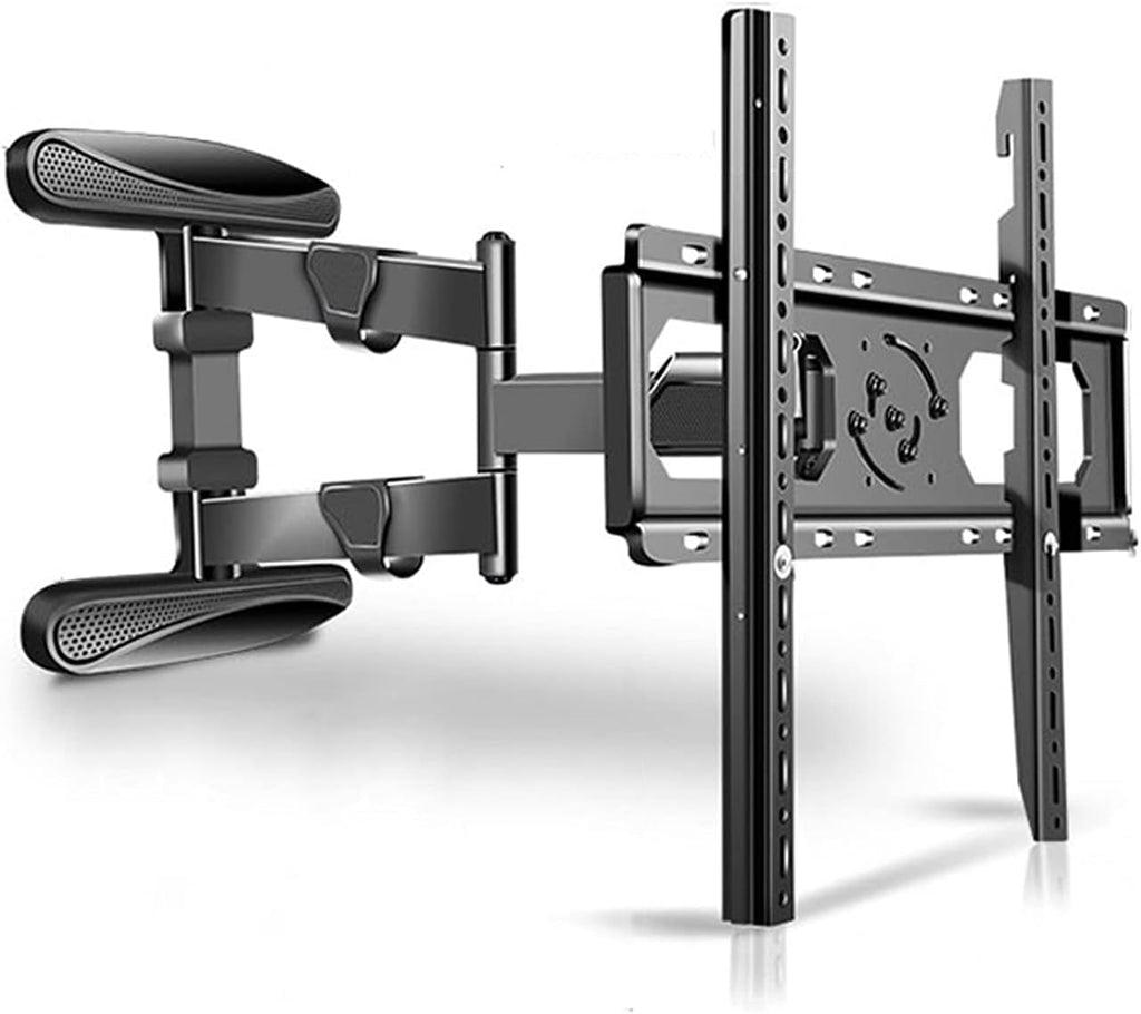 Universal TV Stand TV Stand Base 40'-80' Wall-Mounted TV Bracket Steel 180°Rotating Fixed Wall TV Bracket Expansion Tilt TV Mount with 9.8×15.7 Inch Wall Panel, Holds Up to 110lbs