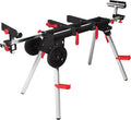 Steelman Equipment Contractor Miter Saw Workstation, Universal Mount, Durable Steel Construction, Foldable Legs for Portability, Adjustable Width, Supports 500 lbs.