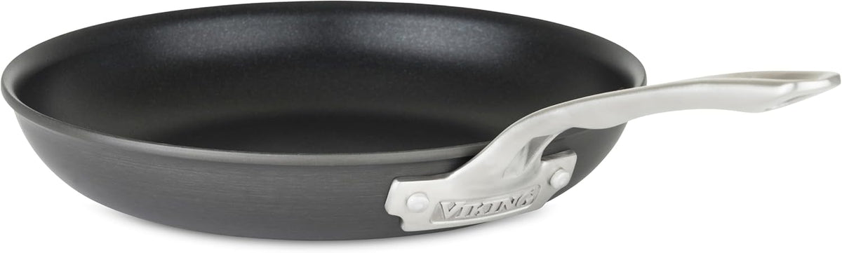 Viking Nonstick Frying Pan, 10 Inch Hard Anodized Kitchen Cookware, Gray