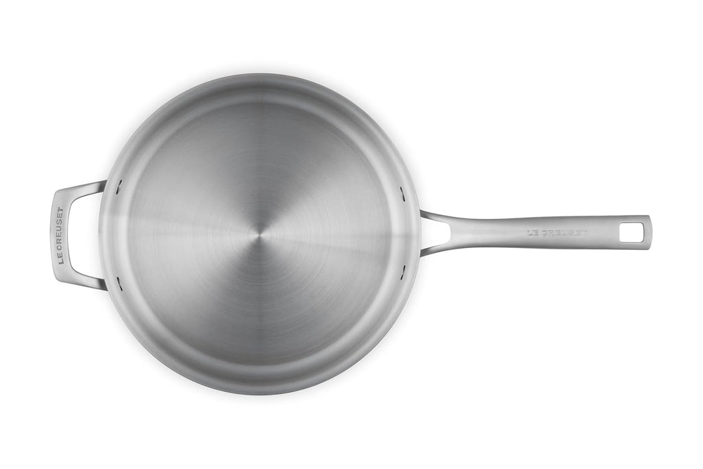 Le Creuset Essential Stainless Steel Saute Pan, 4.5 Qt.