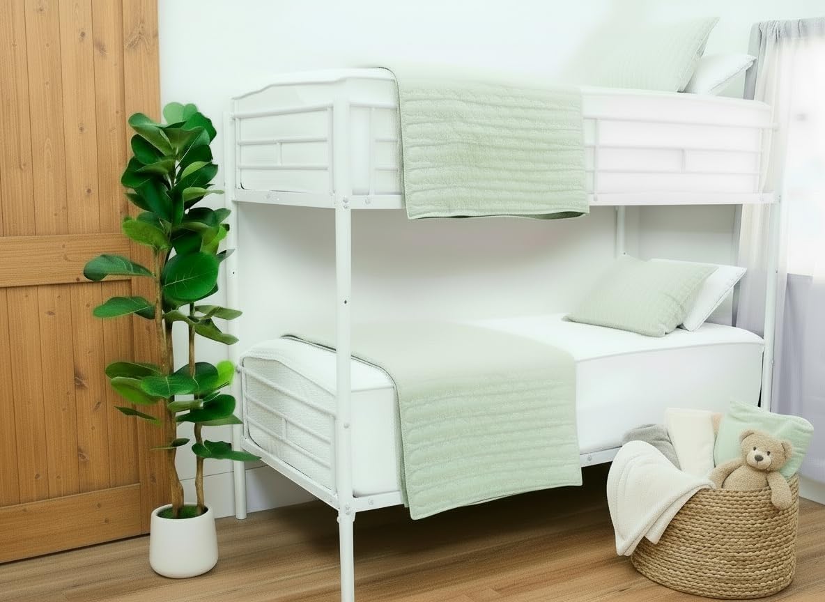 Queen Zipper Bedding Set with Patented Removable Zipper Sheets, Breathable Cotton, Durable Construction, All in one Bedding Set