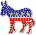 PinMart Democratic Patriotic Political Lapel Pin