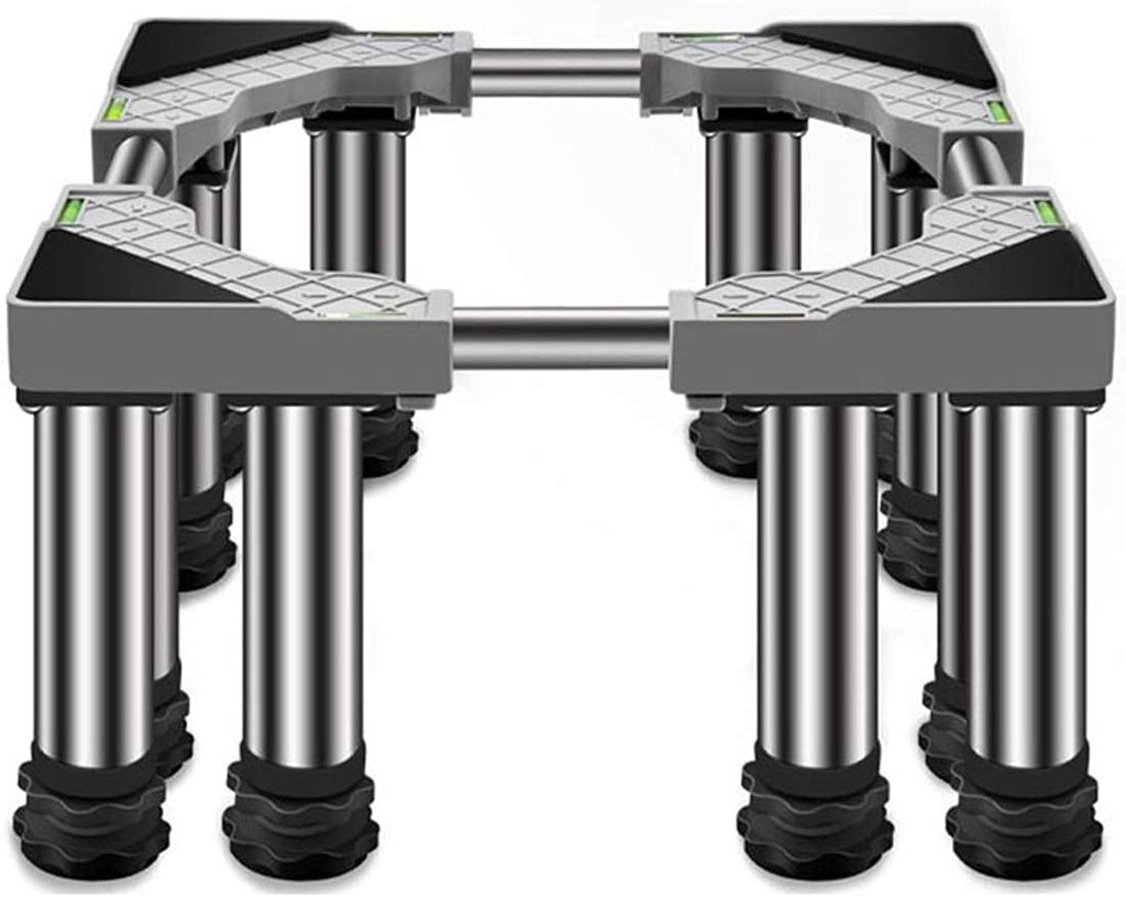 Adjustable Washing Machine Base Universal Washing Machine Stand Adjustable zer Base Stand Telescopic Dryer Roller Floor Trays Stainless Steel Shelf 4/8/12 Feet for Home Ap