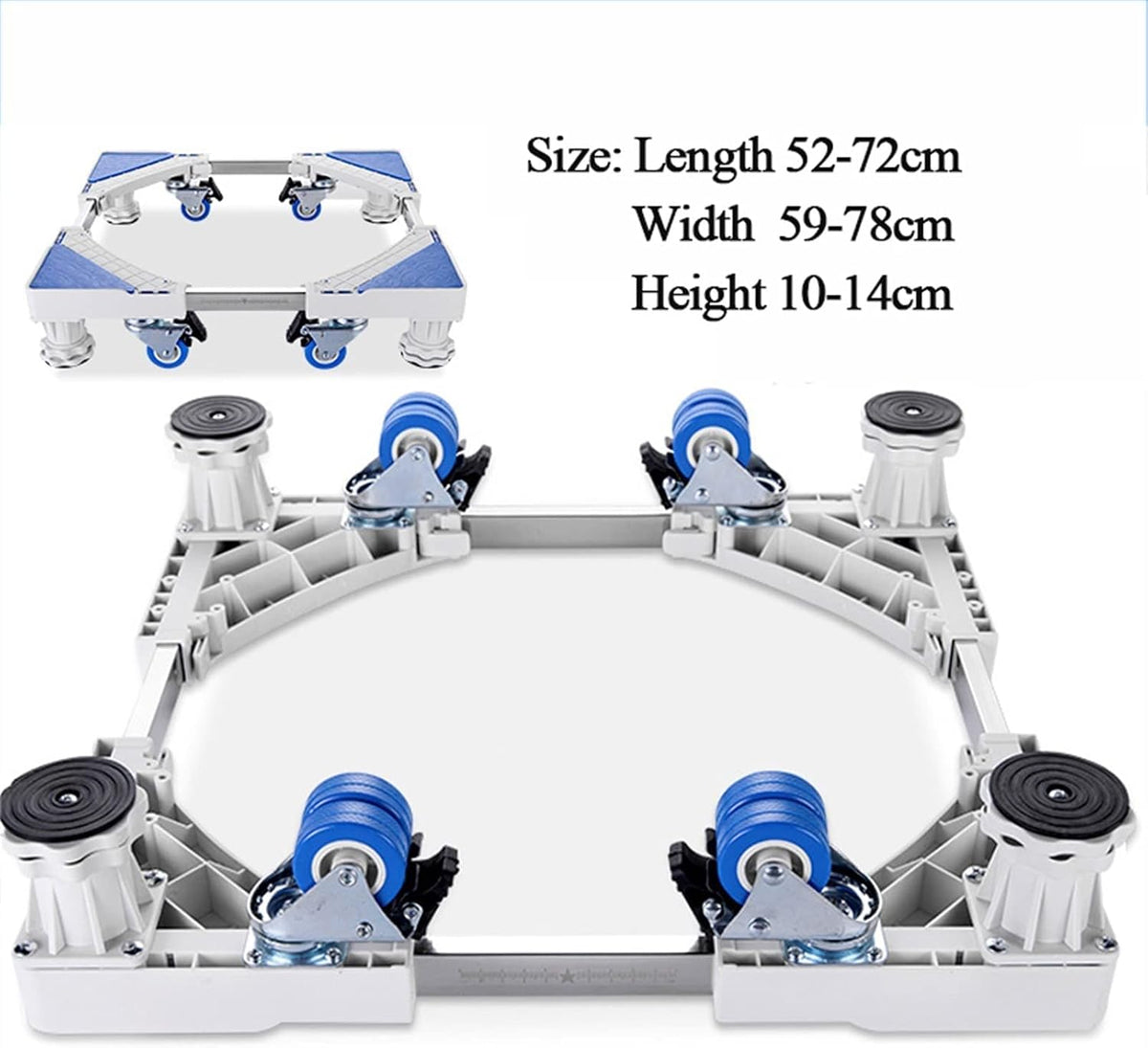 Adjustable Washing Machine Base Washing Machine Stand Universal Mobile Fridge Base Multi-Functional Base for Dryer