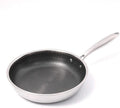 304 Stainless Steel Frying Pan 3-layer Non-stick Egg Steak Frying Pan Universal Induction Cooker Kitchen Tools(