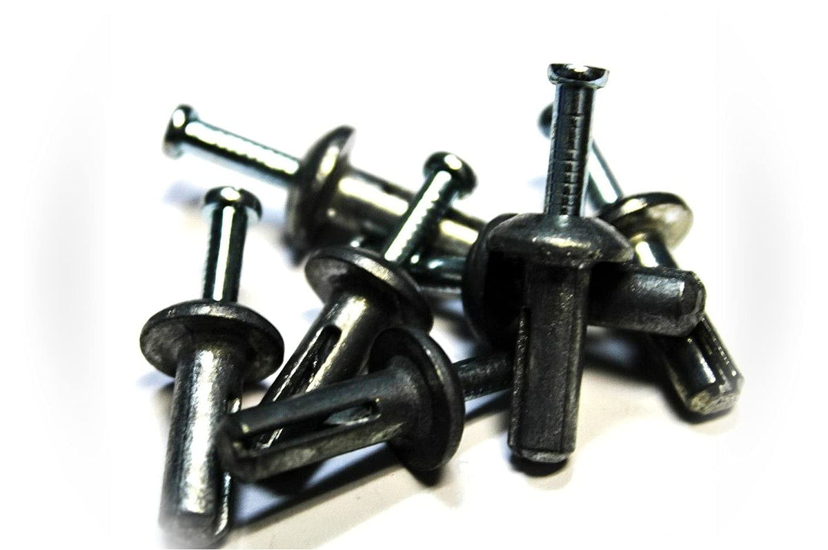New Package of 500 (pcs) 1/4' x 3/4' Hammer Drive Concrete Anchor - Zinc Set #TR-3229F Warranity by Pr-Mch