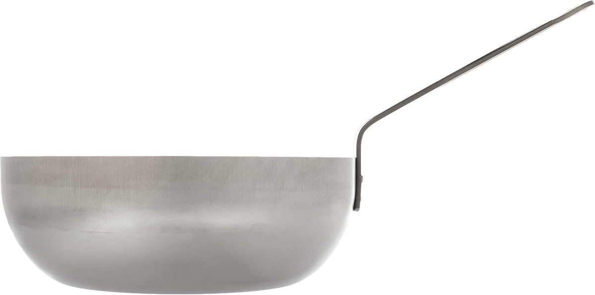 Mauviel M'Steel Black Carbon Natural Nonstick Chef Pan With Iron Handle, 4.2-qt, Suitable For All Cooking Surfaces, Made in France