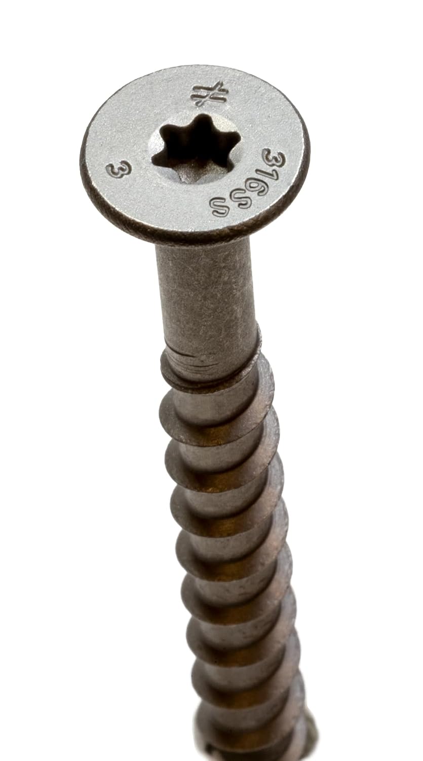 Simpson Strong-Tie THDC25400CS6SS Titen HD 1/4 in. x 4 in. Type 316 SS Countersunk Head Heavy-Duty Screw Anchor (25-Qty)